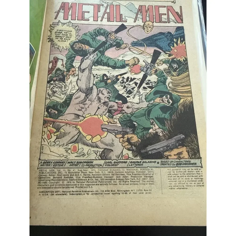 Metal Men #47 (DC Comics August-September 1976)